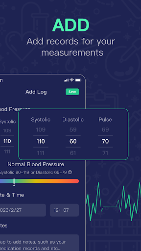 Screenshot Blood Pressure Care
