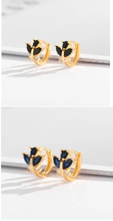 Boucles d'oreilles diamantées en or, ornées de zircon cubique carré, multi-styles pour femmes et filles. Accessoire mode.