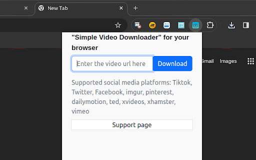 Simple Video Downloader