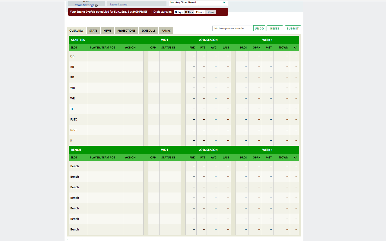 ESPN Fantasy Tools Preview image 0