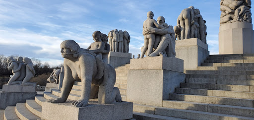 Vigeland Park & Random Sculptures around Oslo Norway 2020