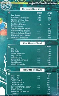 Hyderabadi Dum Biryani menu 2