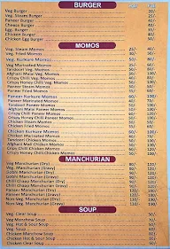 The Hungers Point menu 2