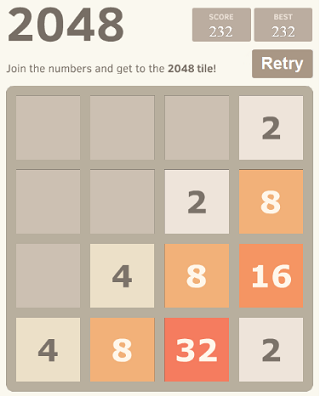 Screenshot 2048 Game