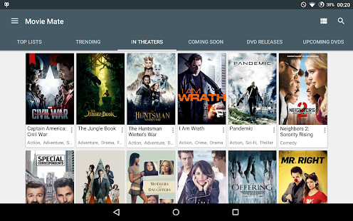Movie Mate Pro Screenshot