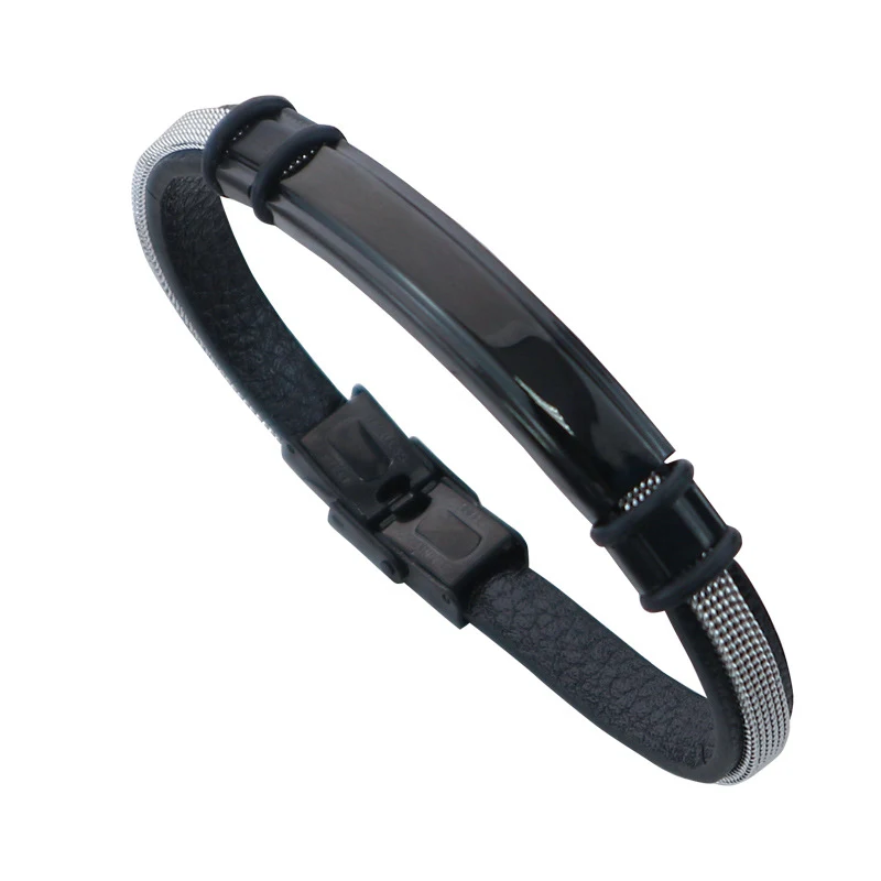 Bracelet en cuir unisexe, s'accorde avec tout. Pour hommes et femmes, un accessoire intemporel et élégant. Le bijou parfait, pour tous les jours.
