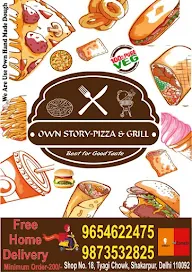 Own Story Pizza & Grill menu 3