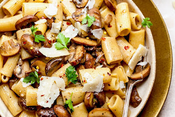Brown Butter Mushroom Pasta