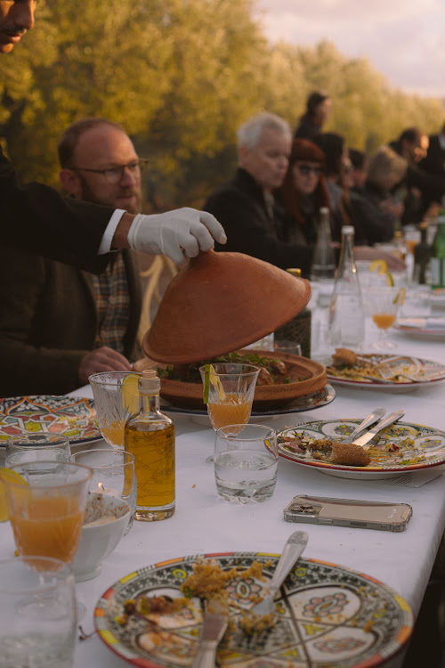 Dinner is served in Fes.