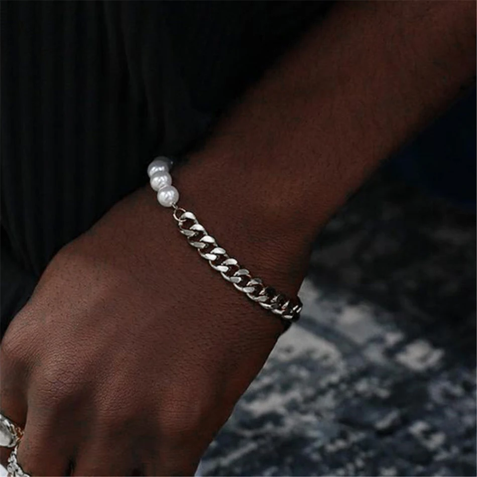 Coole mode ketting parel armband voor koppels, mannen en vrouwen. Europees en Amerikaans design, eenvoudig en trendy, voor minderheden.
