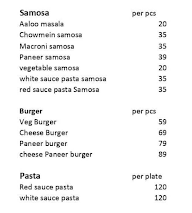 Samosa Singh menu 1