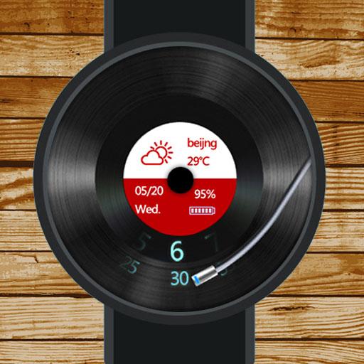 Vinyl Album Watch Face