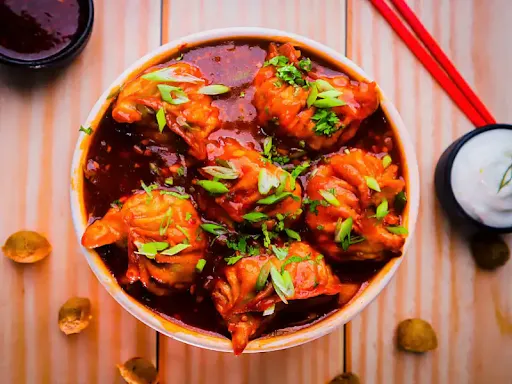 Bbq Paneer Momos (8Pcs)