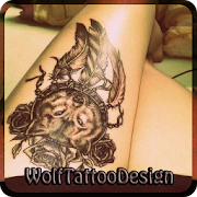 Wolf Tattoo Design  Icon