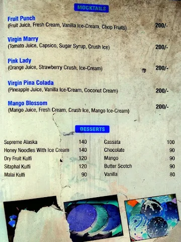 Mahabaleshwar Family Restaurant menu 