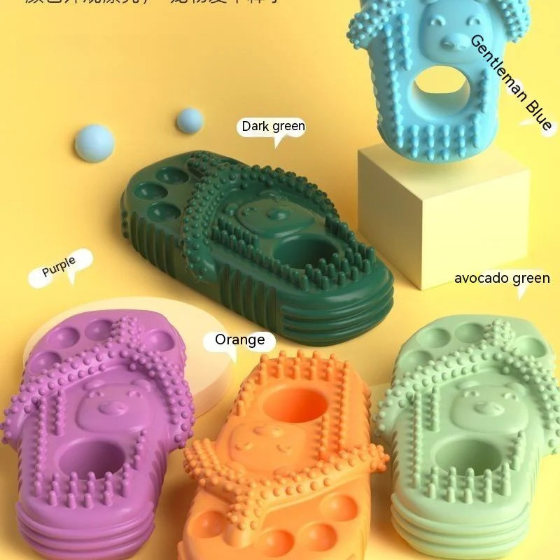 Title 6, Nieuw hondenspeeltje Bijtvaste slippers TPR Geb...