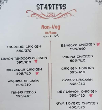 Ludhiana's Baba Chicken menu 