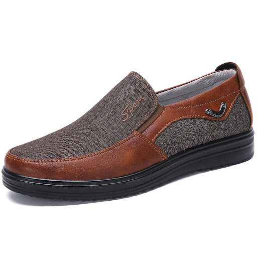 Title 18, Business Casual Soft-soled Flat-soled Mens Sho...