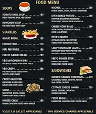 The Maverick menu 2