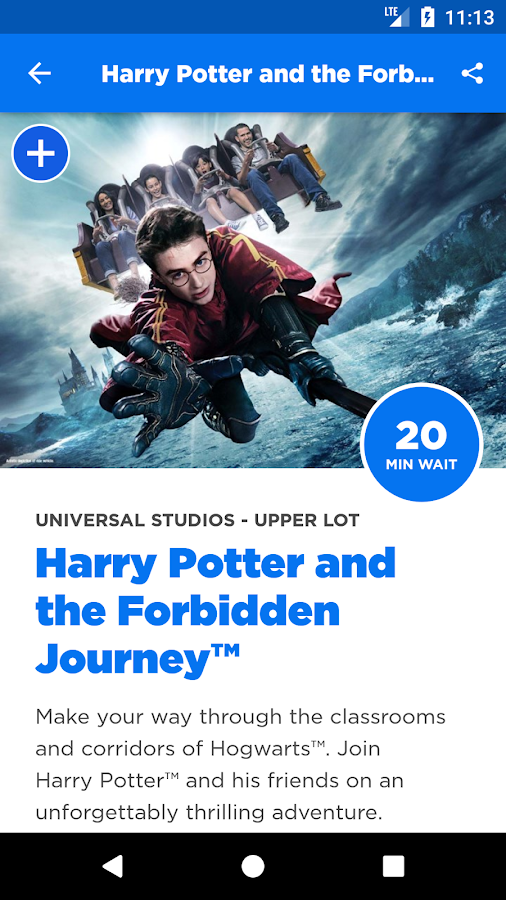   Universal Hollywood℠ App – snímek obrazovky 