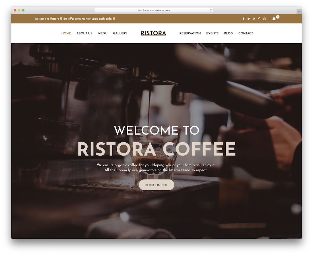 tema de wordpress ristora