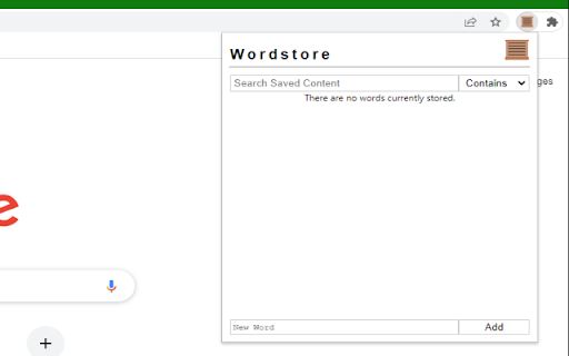 Wordstore