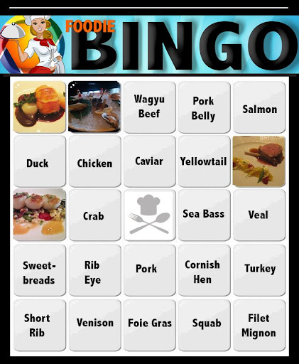 Foodie Bingo - FREE Photo Game