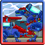 Cover Image of Download Dino Robot - Tyrano + Tricera2 1.0.0 APK