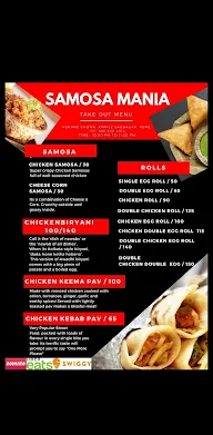 Samosa Mania menu 1