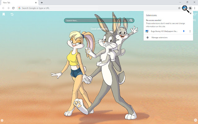 Bugs Bunny Best Wallpaper New Tab