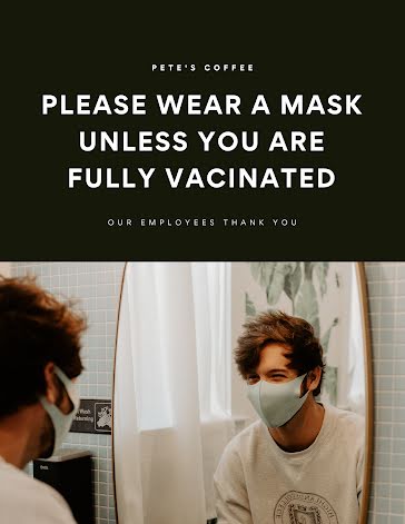 Wear a Mask - COVID-19 template