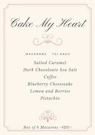 Cake My Heart menu 4