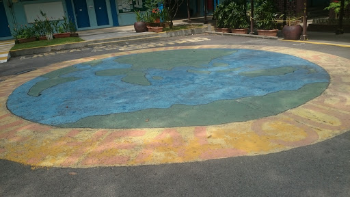Planet Floor Painting