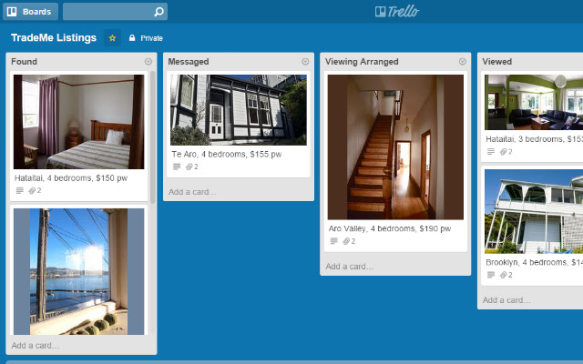 TradeMe to Trello chrome extension