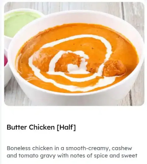 Boneless Butter Chicken [O]