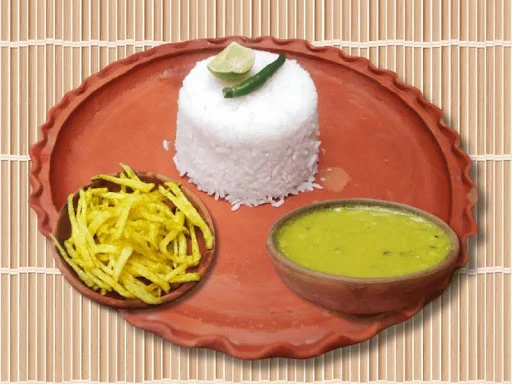 Rice Dal Alu Bhaja