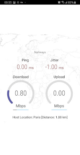 Giga internet speed test