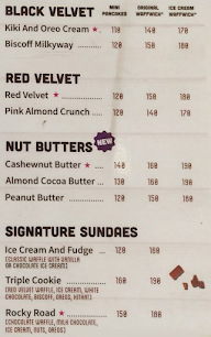 The Belgian waffle Co menu 3