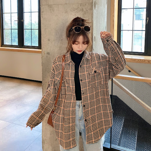 Title 5, Womens loose and versatile layered wear brushe...