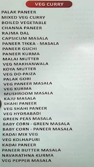 The Krishna Grand menu 8