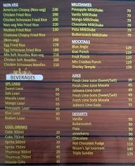 Nizam's Biryani House menu 1