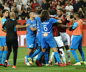 📷 Bagarre générale in Nice-Marseille: hallucinante beelden van fans die spelers achterna zitten