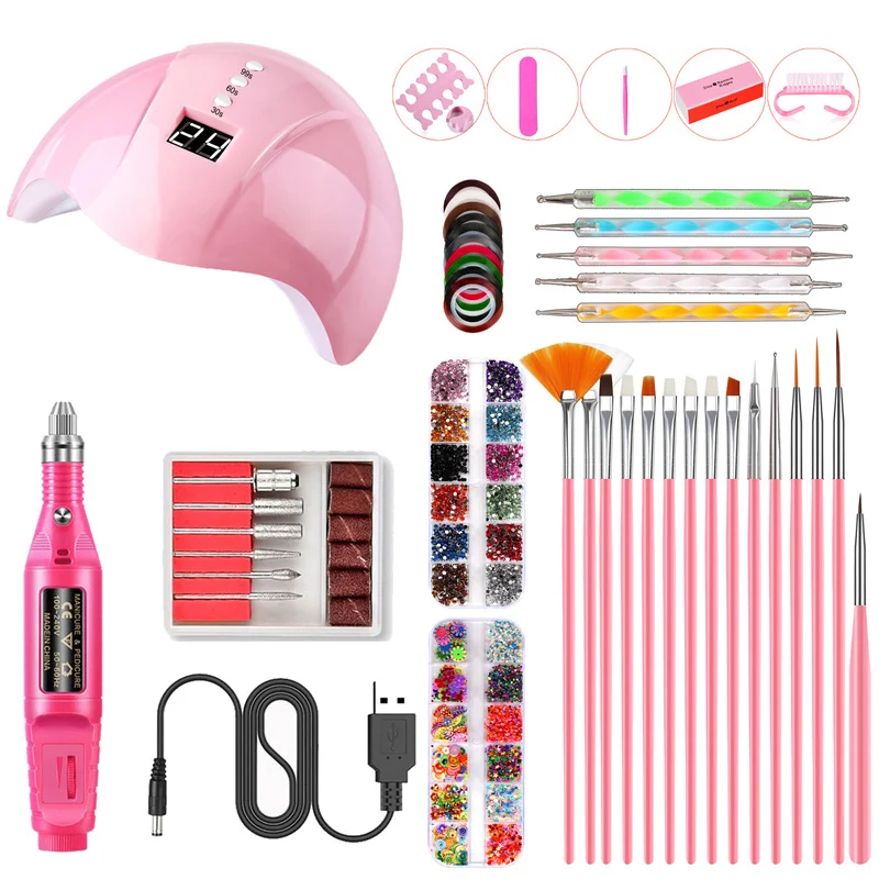 Kit de ferramentas USB inteligentes para unhas, máquina de polir. Lixe, pule e modele suas unhas com precisão e facilidade. Unhas impecáveis e bonitas.