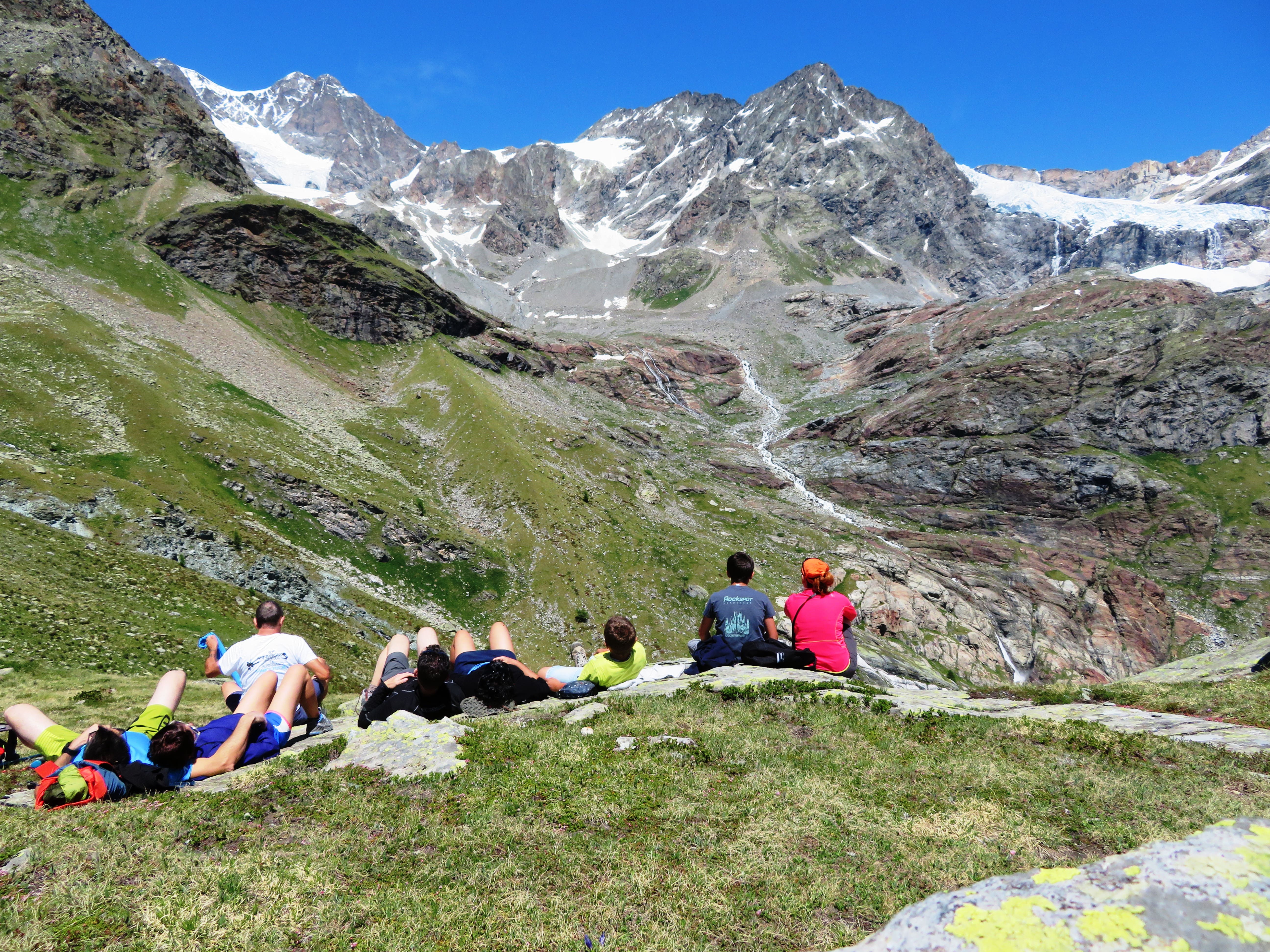 Ammirando il Bernina di Laucol