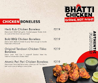 Bhatti Chicken Wings menu 4