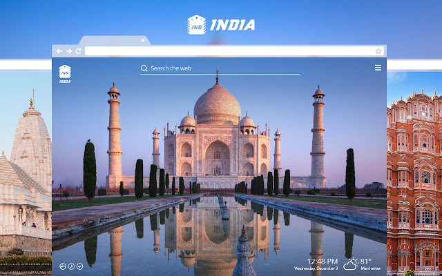 India HD Wallpapers New Tab Theme