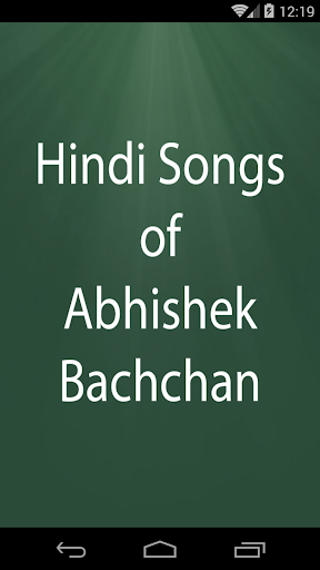 Hindisongs of AbhishekBachchan