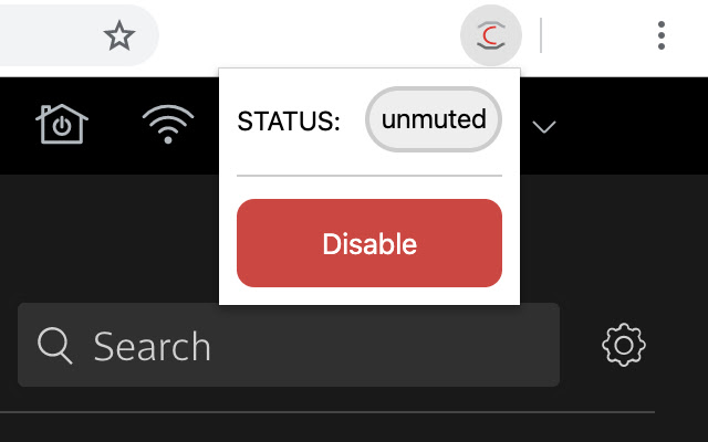 Mutecast chrome extension