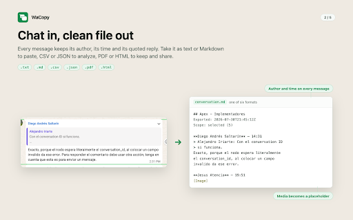 WaCopy screenshot 3
