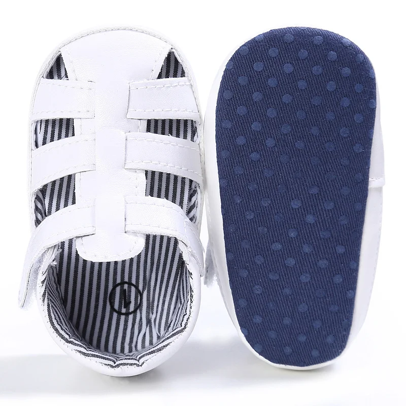 Sandalias para bebés de color sólido, suaves y huecas para niños pequeños. Comodidad, transpirabilidad y suela flexible. Perfectas para sus primeros pasos.
